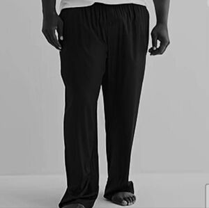 Men's Shaquille Oneal Black Pajama Pants - 3X Tall